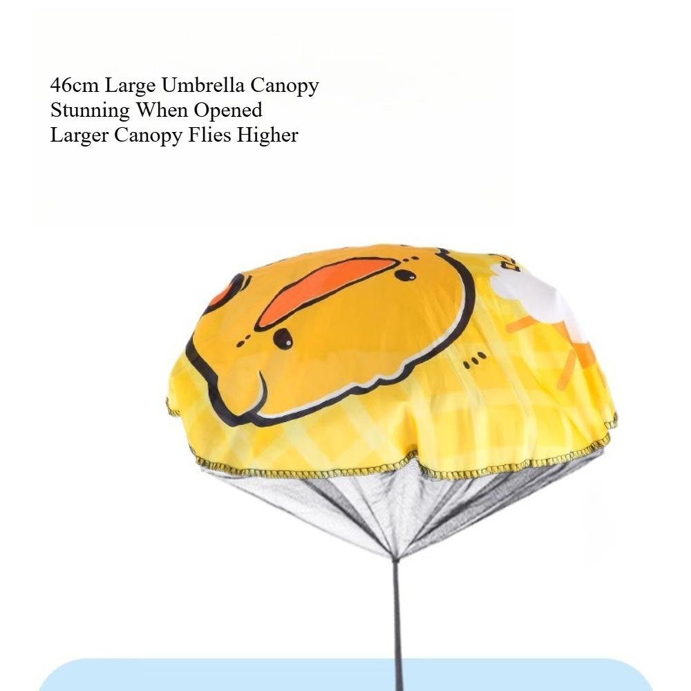 Kids Hand Throwing Parachute Toy, Outdoor Sports Game Prop, Flying Parachute for Park Lawn Kindergarten Interactive Play BY-003