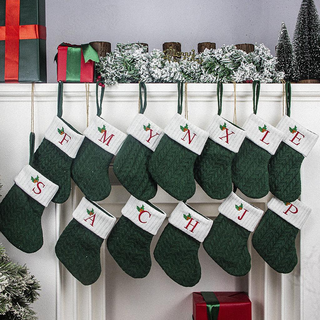 Christmas Socks Candy Boots With Small Bells Bags Christmas Trees Boots For Fireplace