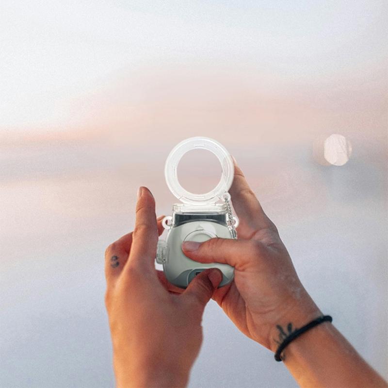 Transparents AntiScratch Phone Camera Cover Builts In 360 Adjustable Mirror for Precise SelfPortraits