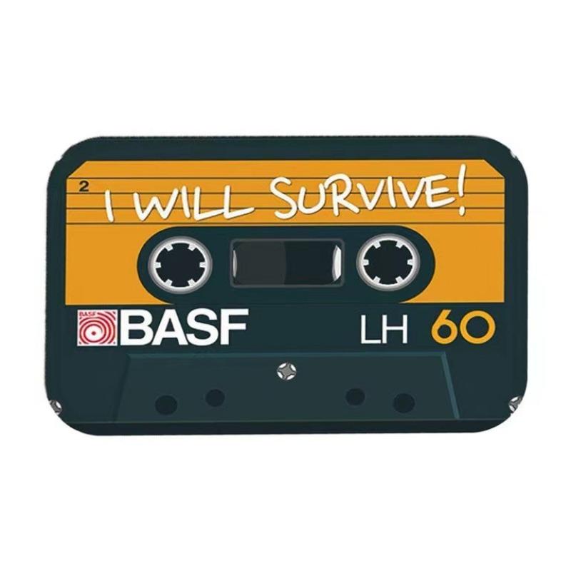 Bath Mat Non-slip Bathroom Toilet Carpet Kitchen Soft Floor Mat 3D Cassette Music Tape Doormat Entrance Rugs Home Decoration