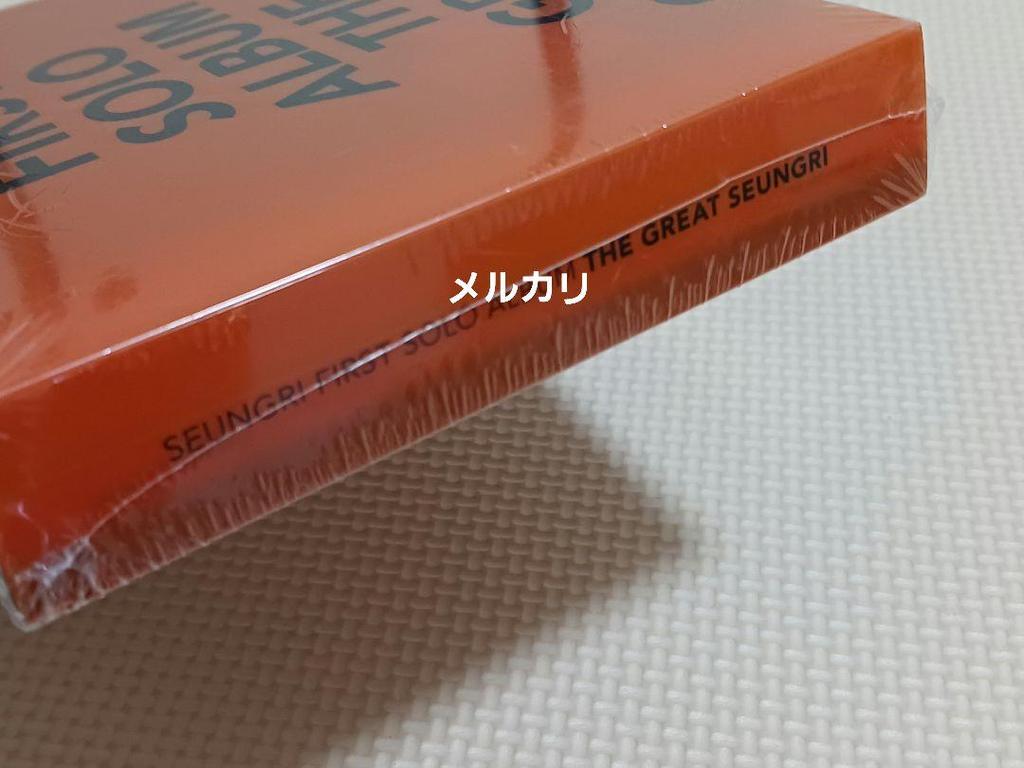[USED] FIRST SOLO ALBUM THE GREAT SEUNGRI Seungri Korean CD