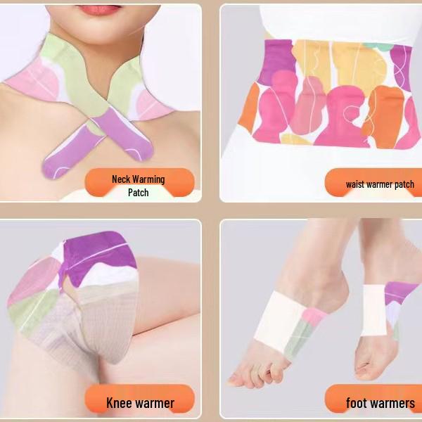 Mugwort Self-Heating Patches: Warm Waist, Neck, Joints, Hands, Feet, and Wrist Moxibustion Compress