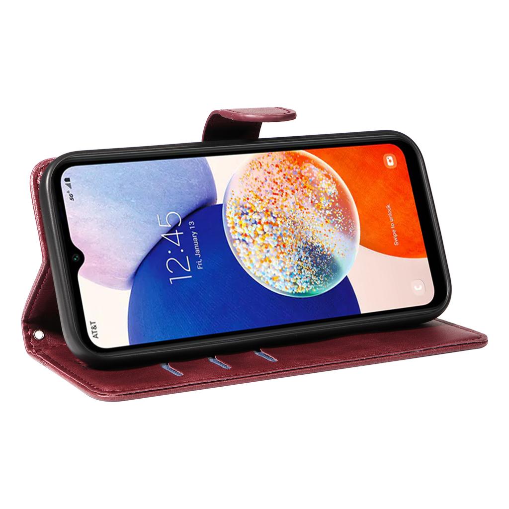 For Samsung Galaxy A54 5G Case PU Leather Folio Flip Wallet Phone Cover