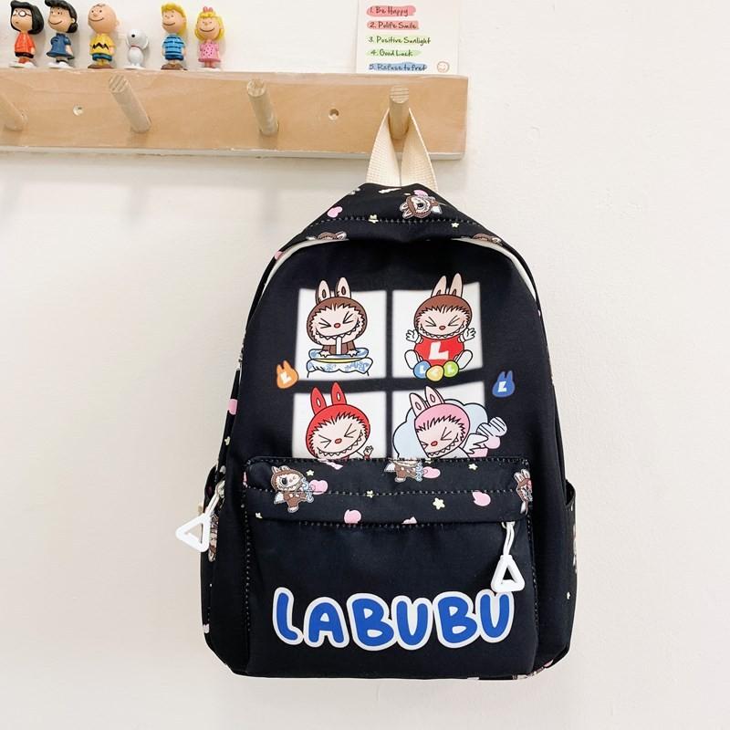 Cute Nylon Colorful Backpack For Kids With Air Cushion Straps Ideal For School Use