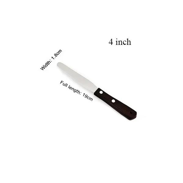 4/6/8/10 Inch Cake Spatula Butter Cream Frosting Frosting Knife Stainless Steel Shovel Cake DIY Cake Tool Accessories