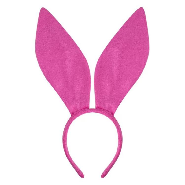 Diadema a forma di orecchie lunghe da ragazza Divertente cerchietto da coniglio per festa Compleanno Fasce per capelli Copricapo da palcoscenico Accessori per foto di Pasqua