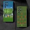 Football Soccer Tactics Time Soft Phone Case for Samsung Galaxy S26 S25 Edge S24 Ultra S23 Plus S22 S21 FE S20 Black Cover Back