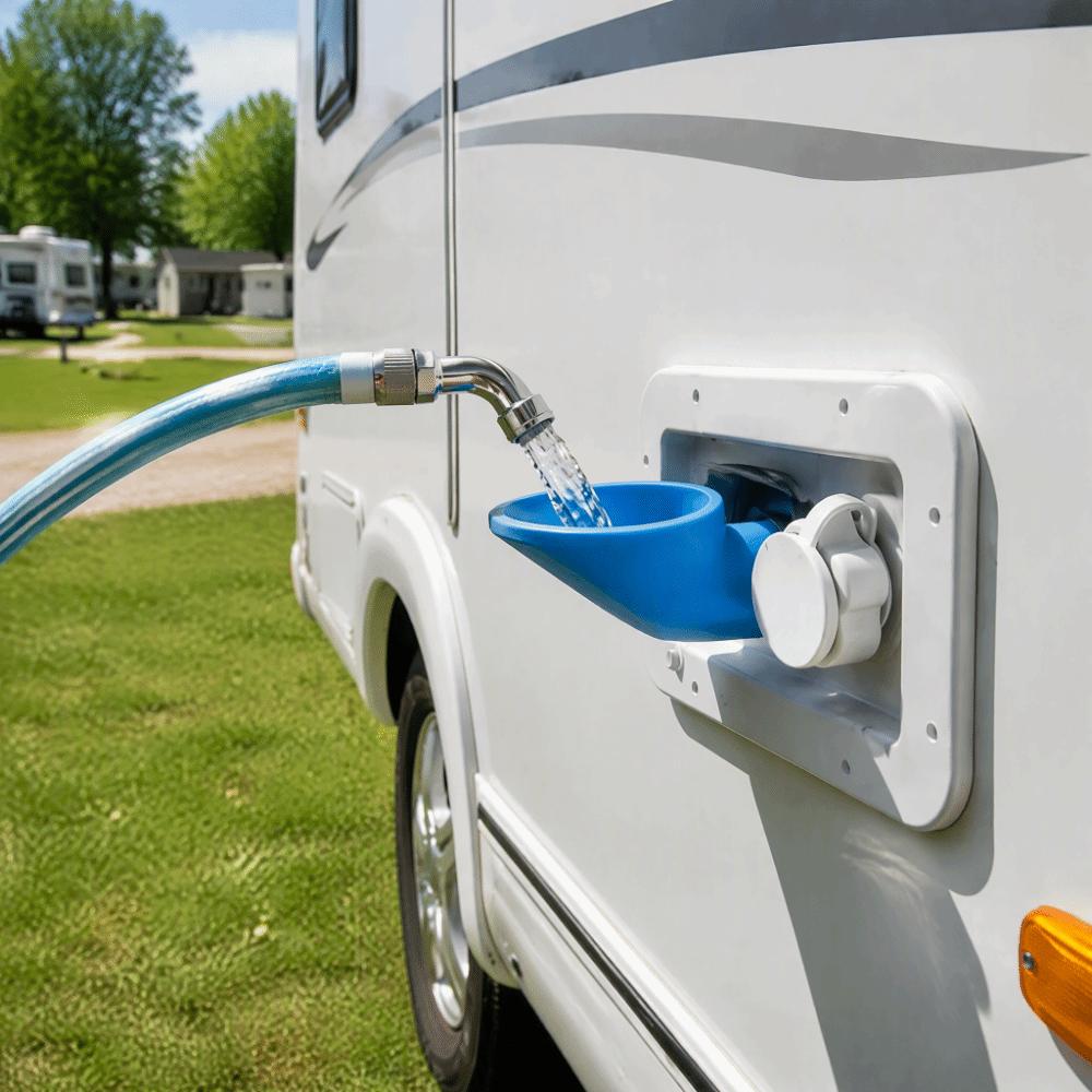 Overflow Prevention Water Funnel Filter Water Filler Funnel Overflow Prevention Funnel Vehicle