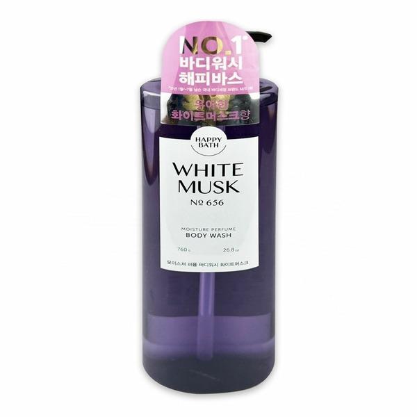 HAPPY BATH Perfume Body Wash White Musk Scent 760g O (WA65BA7)