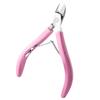 Ergonomic Cuticle Nipper With Rubber Handle Trimmer Professional Manicure Tool For Nail Care Full Jaw Clipper