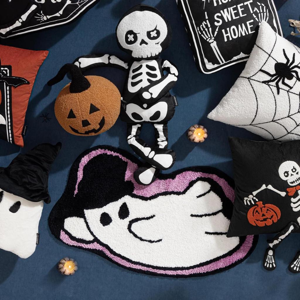 Halloween Ghost Carpet Comfortable Soft Imitation Cashmere Home Decor Bedroom Decor Rug Entrance Hall Doormat