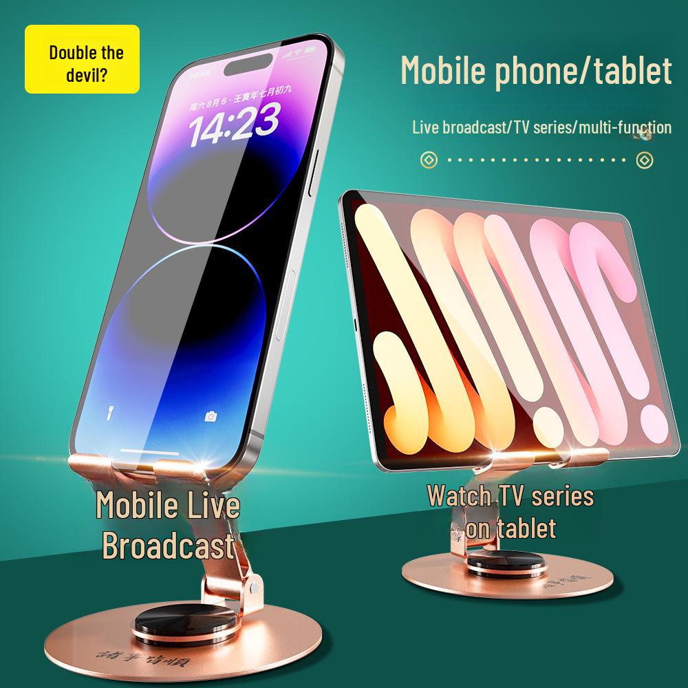 

Fa Cai Shun Bao Foldable Full Metal Rotating Phone & Tablet Stand