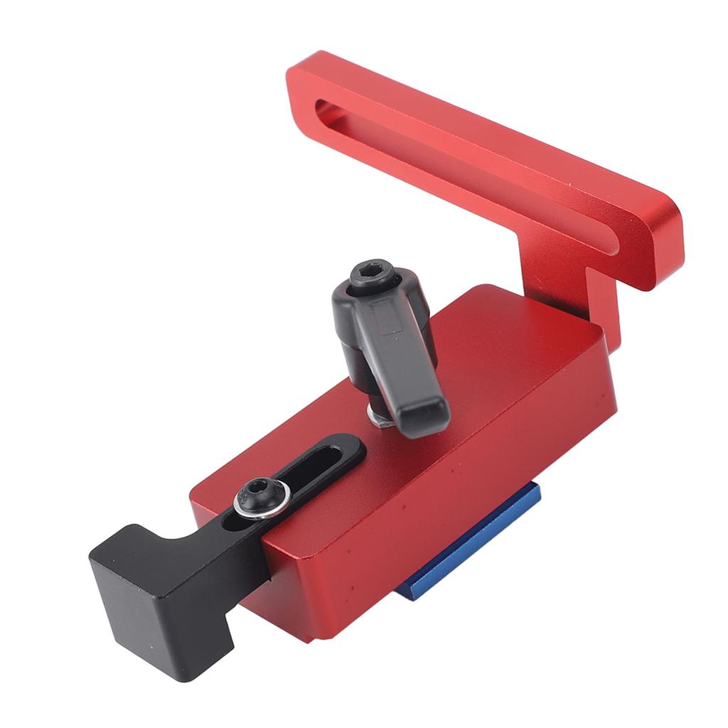45 Type Miter Track Stop Aluminum with 90 Degrees Rotatable Handle Accurate T Track Woodworking Limiter for Tools