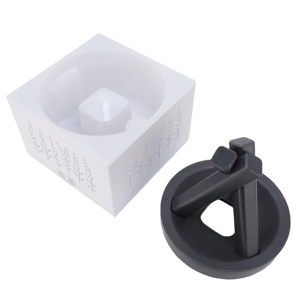 Essential Oil Diffuser with Colorful Light Silent Humidifier for Family Home Room Hollow Design