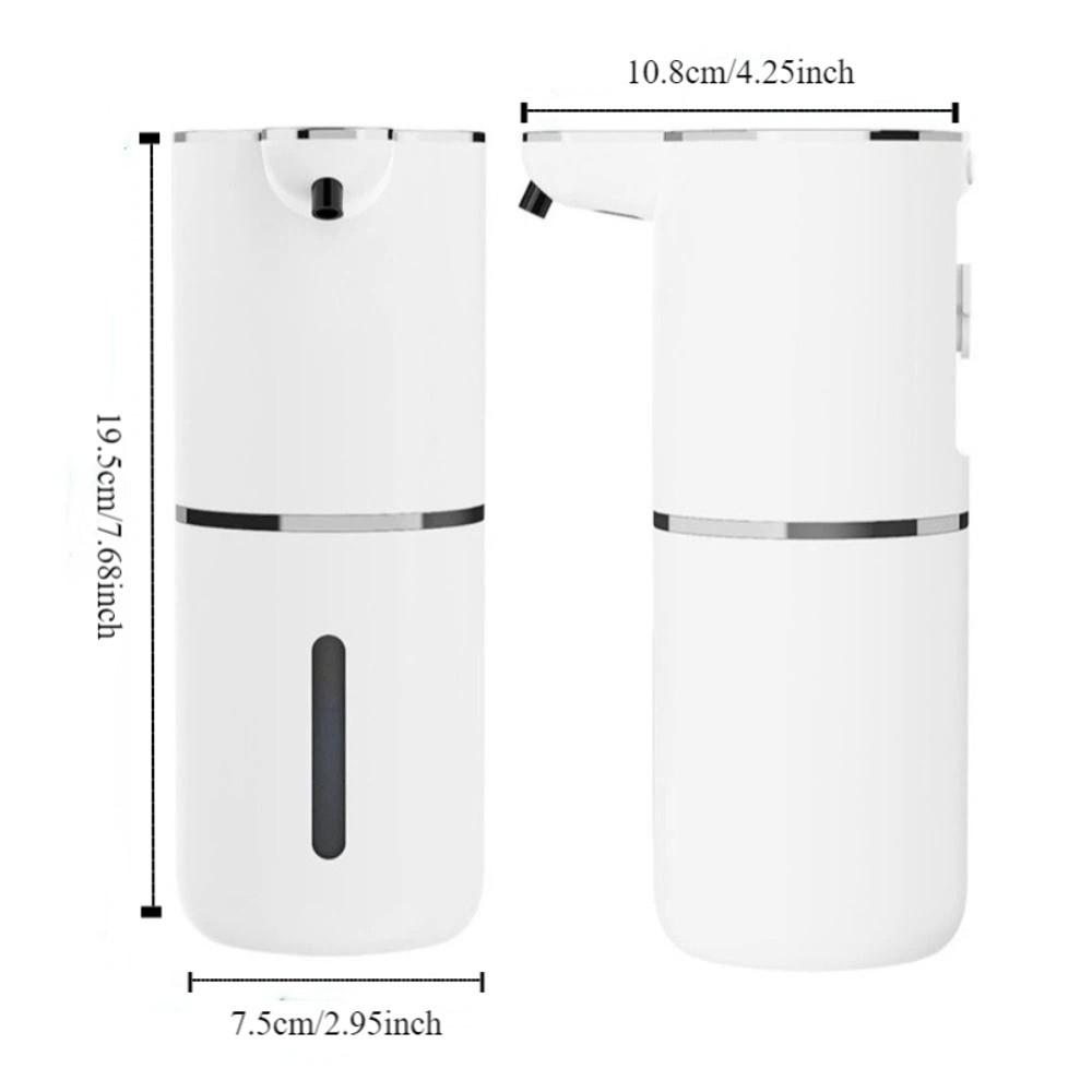 Wiederaufladbarer Automatischer Flüssigseifenspender 380ML Berührungsloser Spender Badezimmer