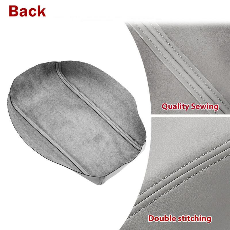Microfiber Leather Car Console Armrest Lid Cover Trim Fit for Toyota Highlander 2008-2013