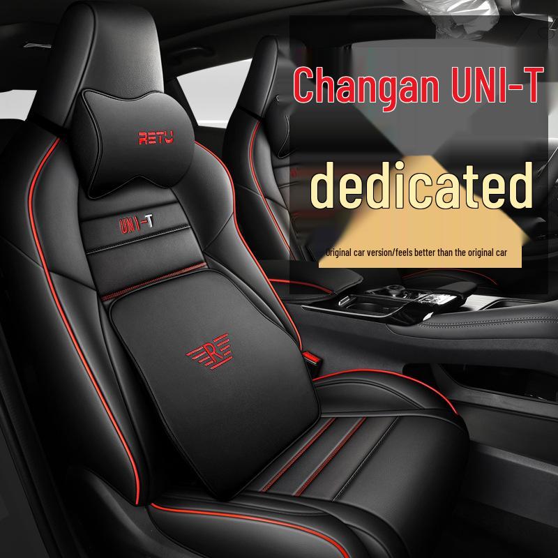 Changan UNI-T Sports Leather Car Seat Cushion Cover - All-Season Full Set