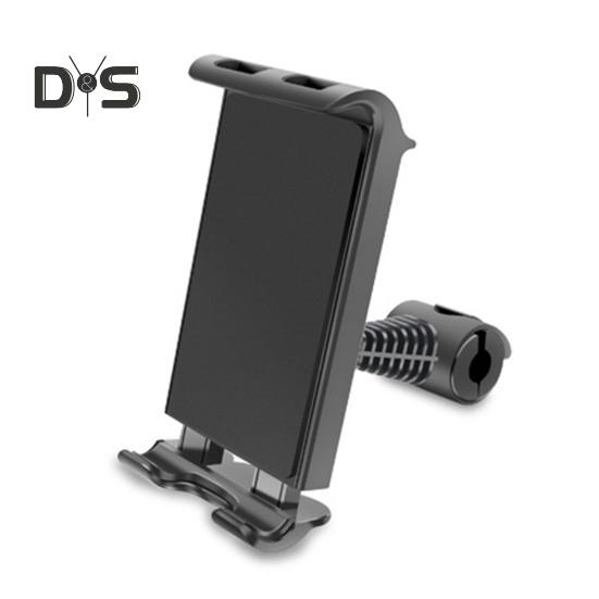 Car Tablet Holder Headrest Mount Anti Slip Silicone Buckle 360 Degree Rotatable Adjustable Universal Auto Seatback Phone Support Bracket Car