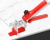 Tile Leveling Clips, Spacer Clips, 3.0mm Joint Width, 200 Pieces + 100 Wedges + 1 Floor Pliers, Tile Installation Aid