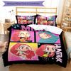 3pcs KPop Demon Hunters Bedding Set Duvet Cover Closure Includes 1 Duvet Cover & 2 Pillowcases, Soft and Comfortable for All Seasons.