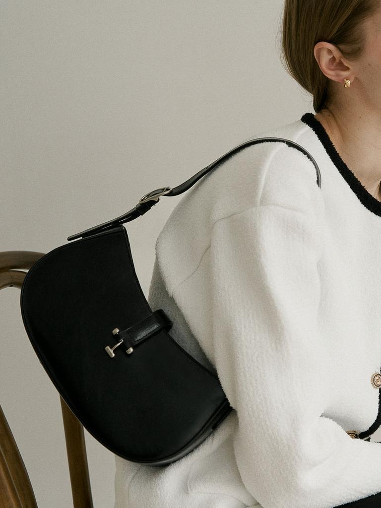 Demeriel Tilda Hobo Bag Black