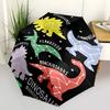 1pc Dinosaur Constellation Automatic Folding Umbrella Portable Collapsible 8-Rib Umbrella for All Seasons, Casual Outdoor Accessory, B48