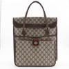 Gucci Old Gucci Handbag 02.4139.58 Sherry Line Interlocking GG Brown PVC Unisex Used