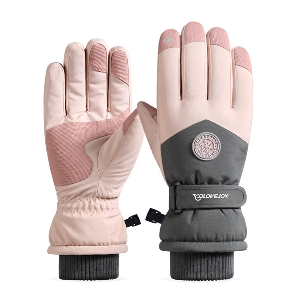 siawadeky Ski Cold Weather Sports Snow Cold Smartphone Loss Ideal for Mountain Snow and Snow Removal Gloves Women's Gloves, Gloves, Gloves, Windproof,
