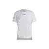 T Shirts Men's White Crew Neck Moderate Straight Fit HM4047