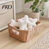 Sound Producing Dog Toy Plush Squeaky Bone Toy, Soft Lamb Wool Chewing with Built-in Sound, Washable Interactive Fetch Chew for Small Medium