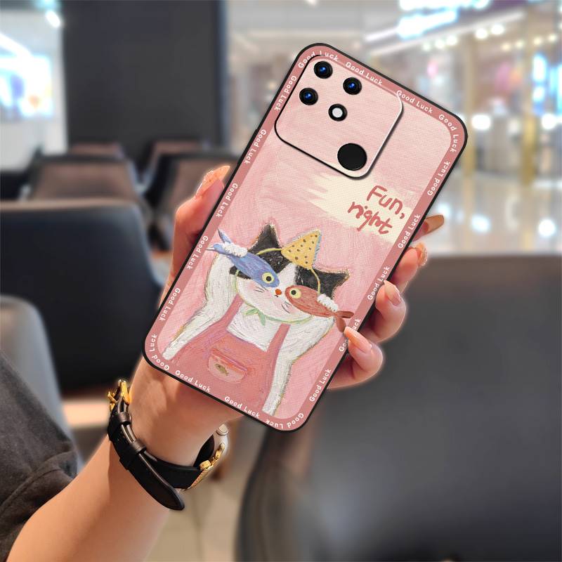 Back Cover Cartoon Phone Case For OPPO Realme Narzo 50A Dirt-resistant Durable TPU Waterproof Fashion Design Phone Pouch
