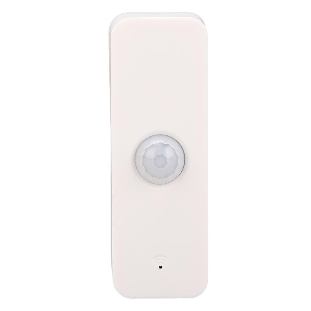 Smart Motion Sensor Compatible Wireless APP Remote Control Home Security System Motion Detector for Smart Lights and Home Automation ABS White 6m Ran