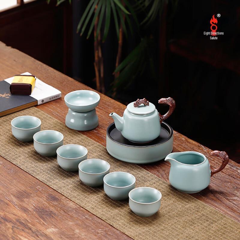 

Bafangli Dragon s Gate Celadon Tea Set