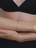 Leeenoir Wave Open Bangle Bracelet