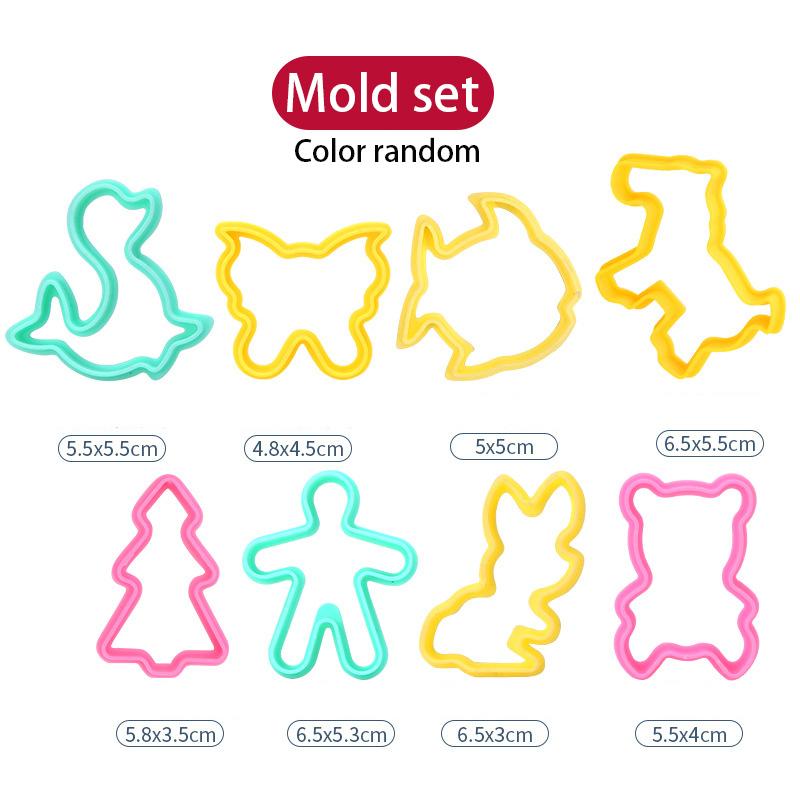 

Набор креативных 3D-форм из пластилина для творческого обучения и развлечения детей C разноцветный