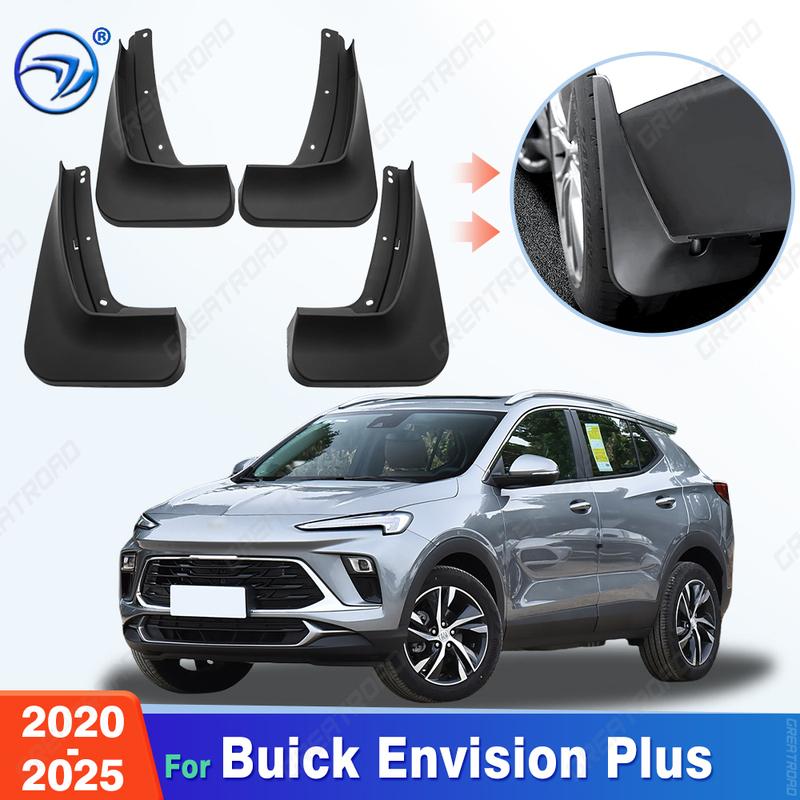 4Pcs Durable ABS Mud Flaps For Buick Envision Plus -2025    2024 Splash Guards Mudguards Fender car Accessories 2020-2025