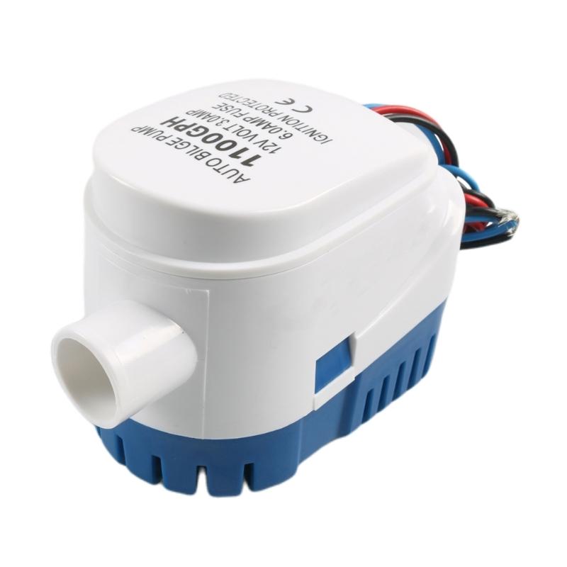Bilge Pump Drain Kit Marine Bilge Pump Automatic Operation 1100GPH 750GPH For Sailboats Fishing Vessels
