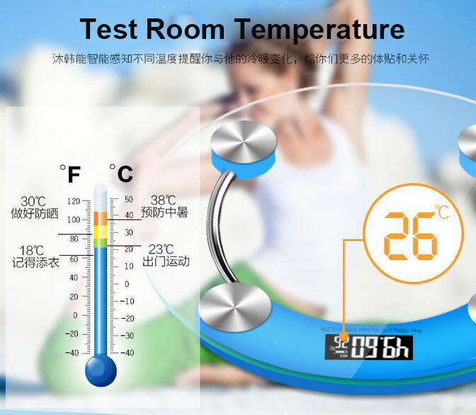 Příjezd 180 kg Průměr 28 cm Domácí Koupelna Zdraví Digitální Elektronická Skleněná Lcd Váha na tělo