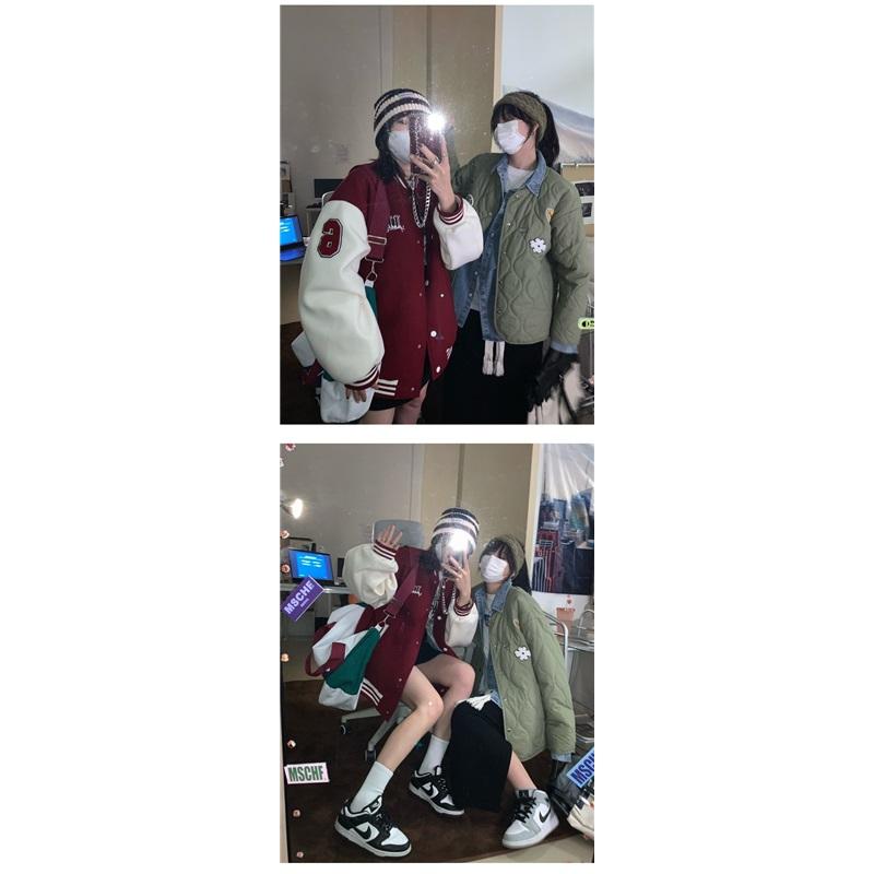 Women's Loose Retro Patchwork Jacket Jacket