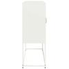 Sideboard White 100.5 x 39 x 107 cm Cold Rolled Steel