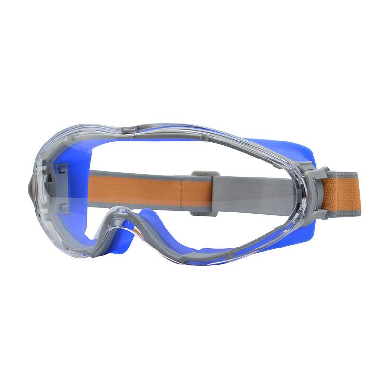 ANLORR Anrol New Model Adult anti-fog protective goggles, anti-splash industrial safety glasses, suitable for myopia022 синий
