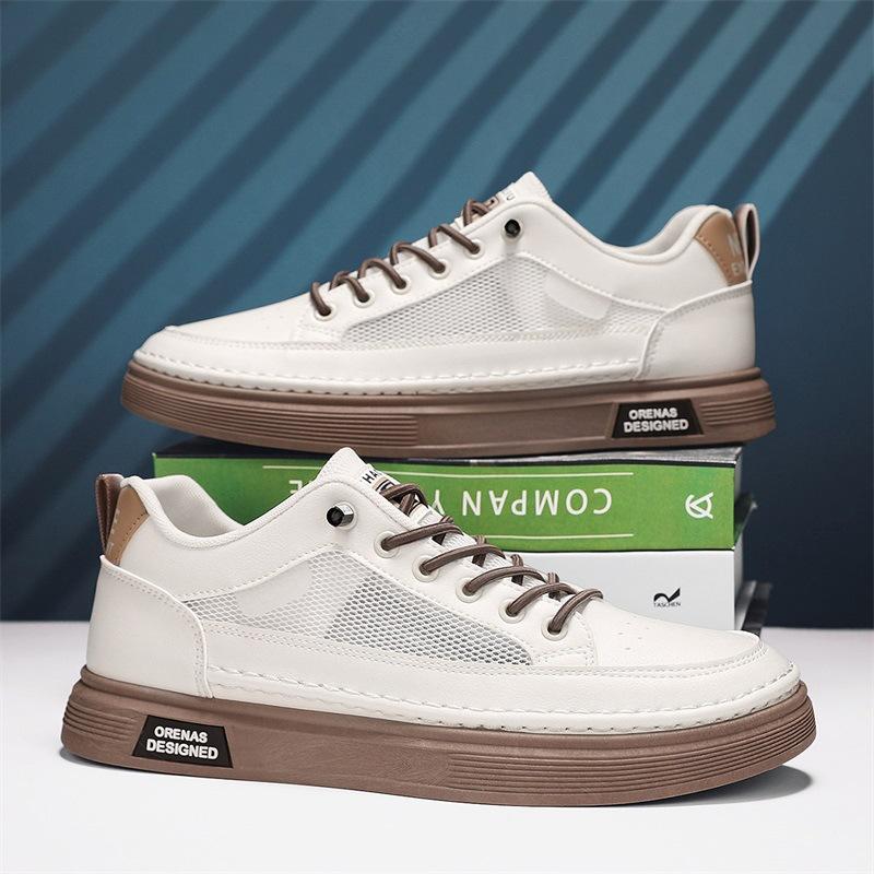 2025 spring and summer men's new trend versatile simple daily leisure comfortable round head fashion men's board shoes