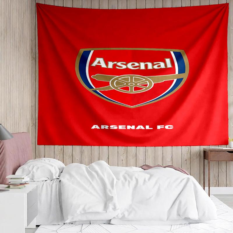 Arsenal-F.C Print Tapestry, Backdrop, Easy Setup, Ideal for Bedroom, Office & Living Room, with Aesthetic Wall Hanging Decor.