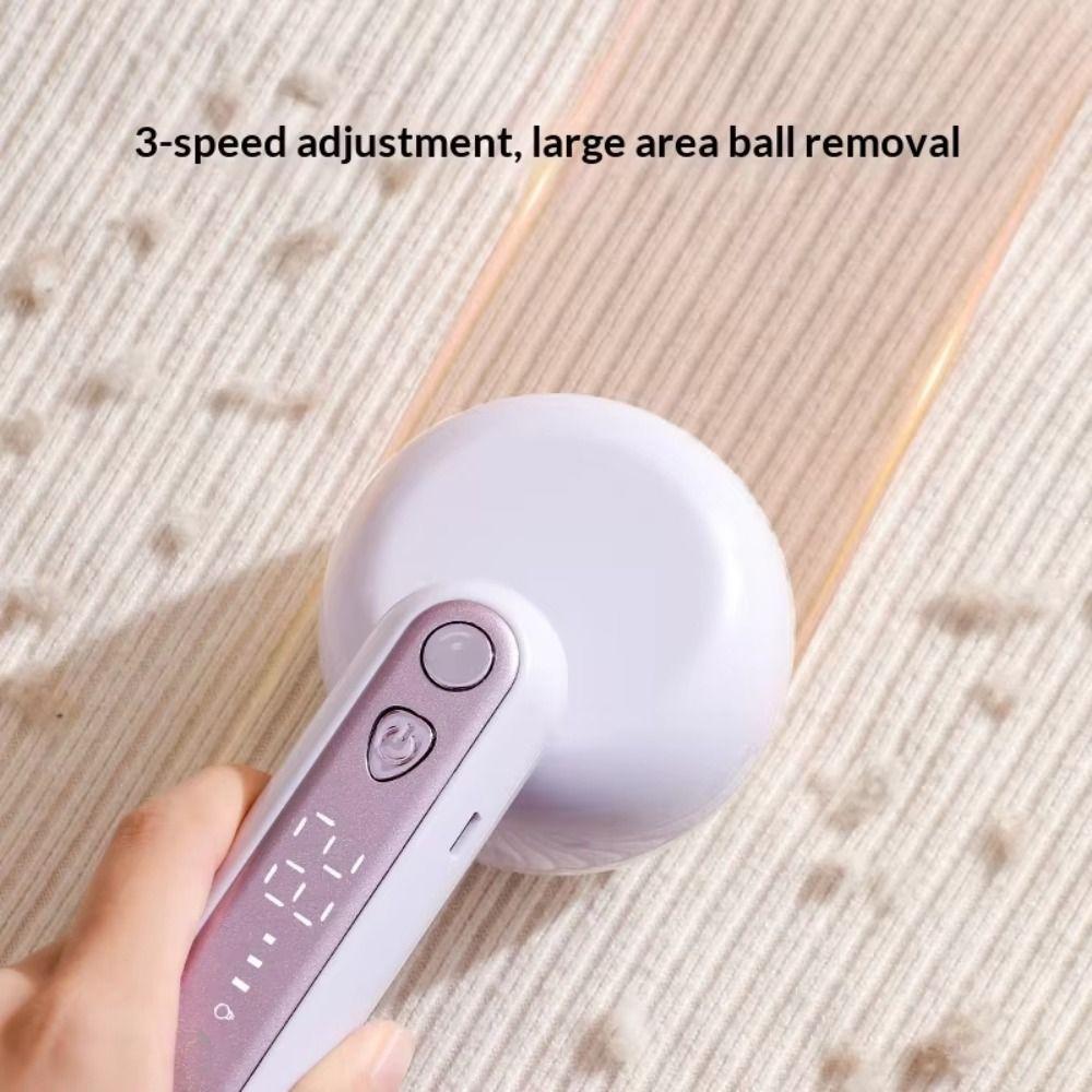 Digital Display Lint Shaver Foldable Handle Hairball Removal Machine  Clothing Maintenance