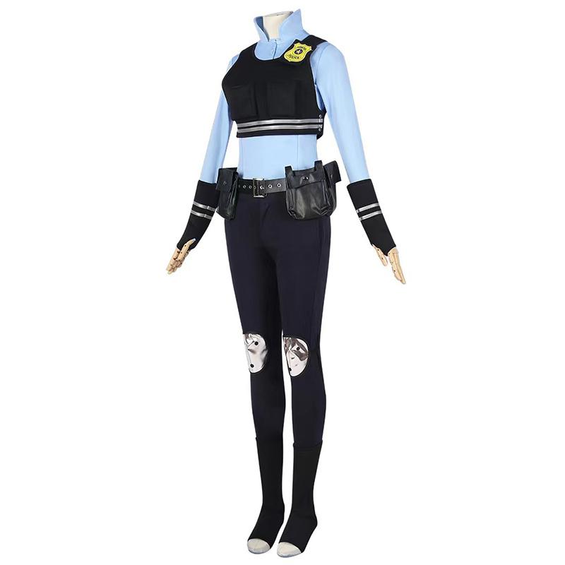 Women's Zootopia Judy Hopps Cosplay Costume - Full Set Officer Bunny Uniform