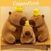Capybara Pull Duck Duck Plush Toy Cute Cartoon Children Birthday Holiday Gift