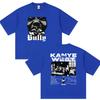 Rapper Kanye West Bully Album Graphic Tshirt UNISEXs Vintage Hip Hop YK Short Sleeve Tshirts Casual Cotton Tops Streetwear
