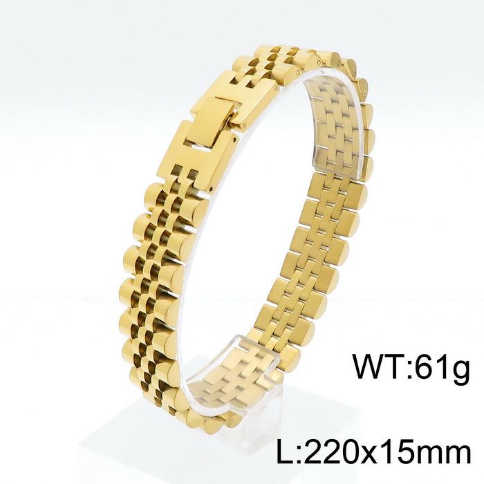 Men's Trendy Titanium Steel Bracelet: Simple Japanese & Korean Watch Band Style