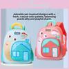 Childrens Kids Cartoon Snail Design School Backpack With Air Cushion Straps For Kindergarten