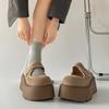 Wang Fan thick-bottomed Birkenstock head slippers heightened Mary Jane half slippers